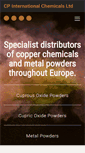 Mobile Screenshot of cpchemicals.com